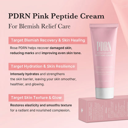 Pink Salmon PDRN Cream for Moisturizing and Soothing Skin