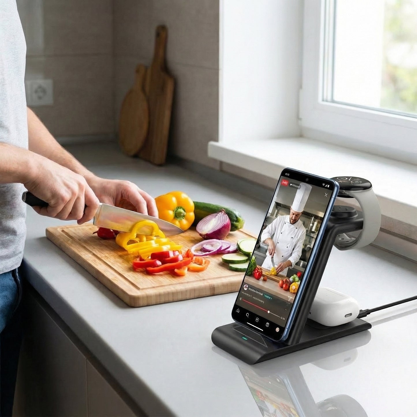 PixelHub 3-in-1 Wireless Charger