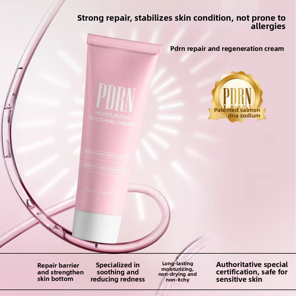Pink Salmon PDRN Cream for Moisturizing and Soothing Skin